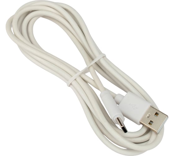 Кабель Гарнизон USB2.0 AM/Type-C, медь, 1.8м, белый, пакет, GCC-USB2-AMCM-6-W 1