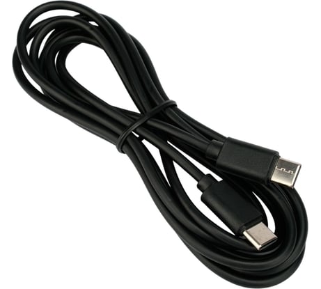 Кабель Гарнизон USB2.0Type-C/Type-C, 3А, 60Вт, PD/QC3.0, медь, 1.8м, черный, пакет, GCC-USB2-CMCM-6