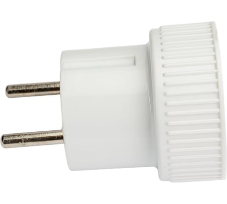 Европереходник без заземления EKF 6А белый AAP6-1