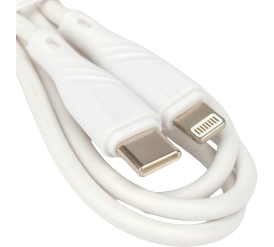 Кабель Cablexpert usb2.0 type c/lightning, classic 0.1, 2.1a, qc3.0,1м, белый, коробка, CCB-USB2-CMAPO1-1MW
