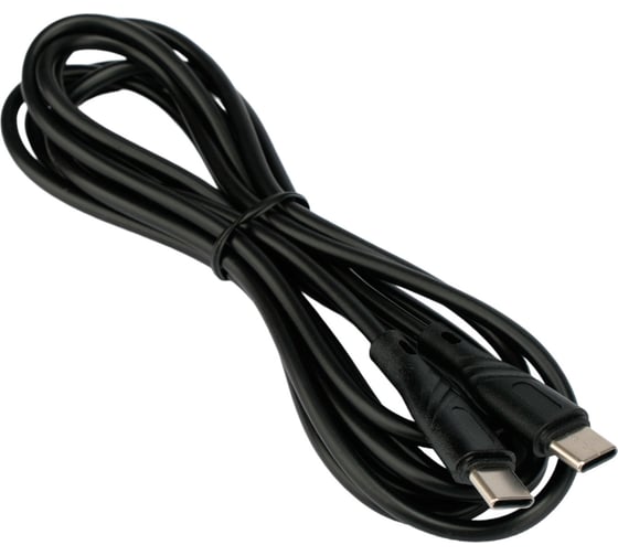 Кабель Cablexpert usb2.0 typec/typec, classic 0.1, 20w, 3a, pd, qc3.0, 2м, черный, коробка, CCB-USB2-CMCMO1-2MB 1