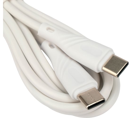 Кабель Cablexpert usb2.0 typec/typec, classic 0.1, 20w, 3a, pd, qc3.0, 2м, белый, коробка, CCB-USB2-CMCMO1-2MW