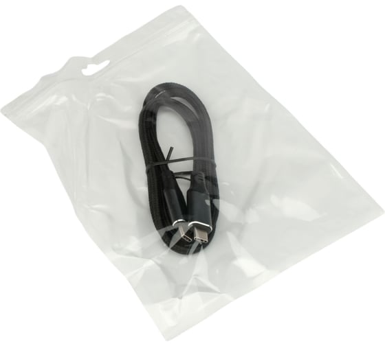 Кабель Cablexpert usb4.0, type-c/type-c, 5a, 240w, pd, 40gbps, 1м, пакет, CC-USB4-CMCM-BR-1M