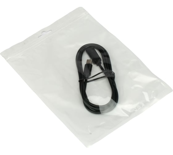 Удлинитель Cablexpert usb2.0 type c, 20w, 3a, pd, qc3.0, 1м, черный, пакет, CCP-USB2-CMCF-1M
