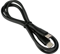 Кабель Cablexpert usb2.0 typec/typec, classic 0.1, 20w, 3a, pd, qc3.0, 1м, черный, коробка, CCB-USB2-CMCMO1-1MB