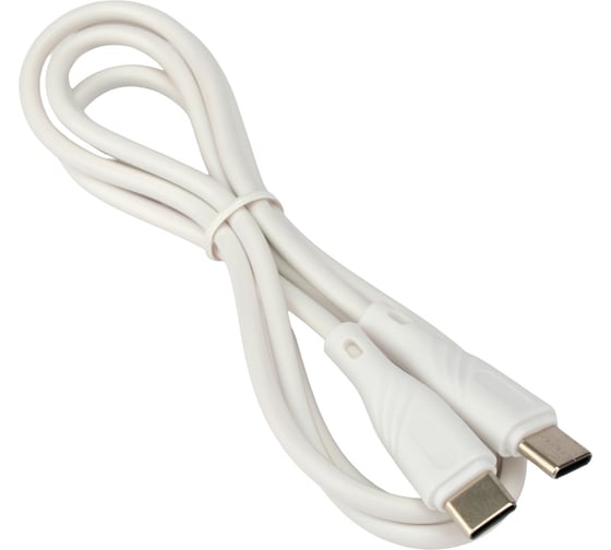 Кабель Cablexpert usb2.0 typec/typec, classic 0.1, 20w, 3a, pd, qc3.0, 1м, белый, коробка, CCB-USB2-CMCMO1-1MW 1