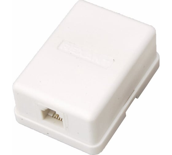 Внешняя телефонная розетка PROCONNECT 1 порт utp, rj-11 (6p2c), cat 3 03-0001-4