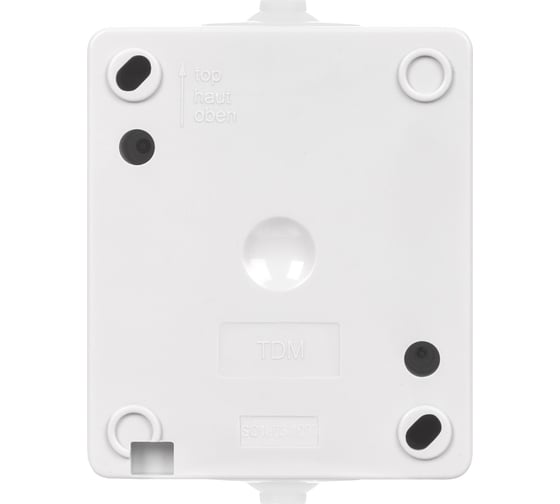 Розетка TDM ELECTRIC 2П+З, открытой установки, IP54, 16А, белая "Вуокса" SQ1803-1007