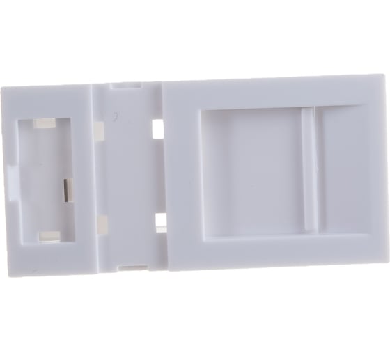Вставка типа Mosaic NIKOMAX 22.5x45мм, 1 порт, белая NMC-PM1P-PH-WT