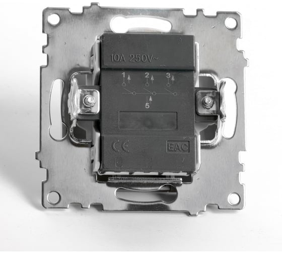 Выключатель 3-клавишный STEKKER механизм, gls10-7108-02, 250v, 10а, серия катрин, шампань, 49174