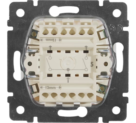 Выключатель Legrand DIY Valena Белый 2-х клавишный 694265