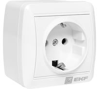 1-местная розетка EKF Владивосток 16А с заземлением IP44 EQR16-029-30-54