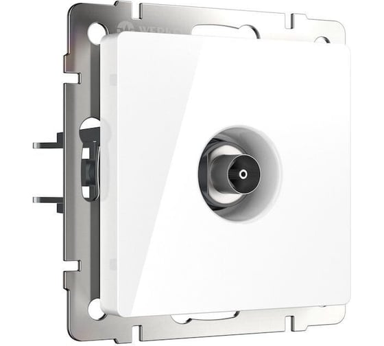 ТВ-розетка WERKEL WL01-TV оконечная белая a028835