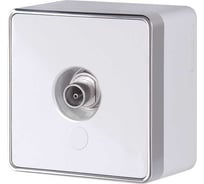 ТВ розетка WERKEL WL15 21 01 оконечная Gallant белая a036768