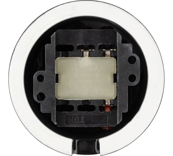 Фарфоровый поворотный выключатель TDM ELECTRIC Болонь с ручкой-бантик, 10А, черный SQ1820-0210