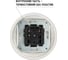 Выключатель скрытой установки TDM ELECTRIC фарфоровый, поворотный, перекрёстный, с ручкой бантик, 10А, белый Болонь SQ1820-0016 5