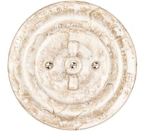 Выключатель скрытой установки TDM ELECTRIC фарфоровый, поворотный, с ручкой бантик, 10А, мраморный «Болонь» SQ1820-0120