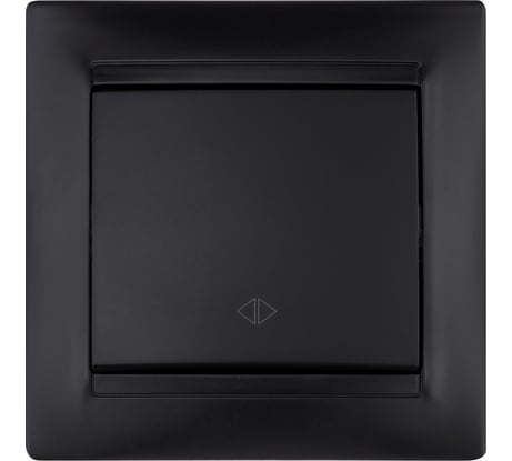 Перекрестный выключатель 1-клавишный 10А графит "Лама" TDM ELECTRIC SQ1815-0636