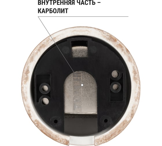 Оконечная розетка TV+R+SAT TDM ELECTRIC мраморная «Болонь» SQ1820-0157