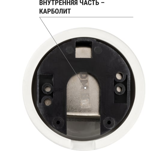 Оконечная розетка TV+R TDM ELECTRIC белая «Болонь» SQ1820-0055