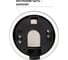 Проходная розетка TV+R TDM ELECTRIC черная «Болонь» SQ1820-0256 5