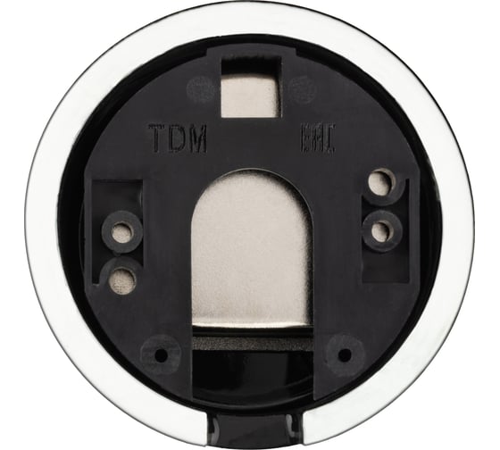 Проходная розетка TV+R+SAT TDM ELECTRIC черная «Болонь» SQ1820-0258