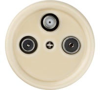 Проходная розетка TV+R+SAT TDM ELECTRIC слоновая кость «Болонь» SQ1820-0358