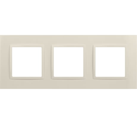 Рамка для розеток и выключателей ЭРА Elegance 14501302 Classic, на 3 поста, слоновая кость Б0060582