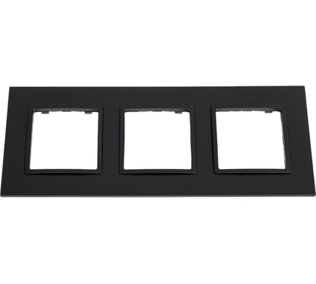 Рамка для розеток и выключателей ЭРА Elegance 14501305 Classic, на 3 поста, антрацит Б0060585