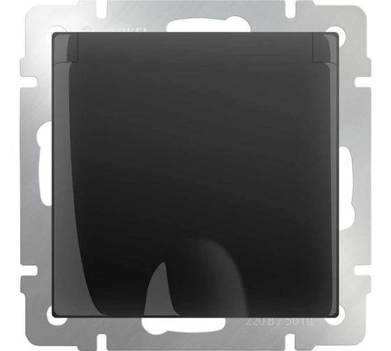 Розетка WERKEL WL08 SKGSC 01 IP44 влагозащ. с зазем. с защит. крышкой a029865