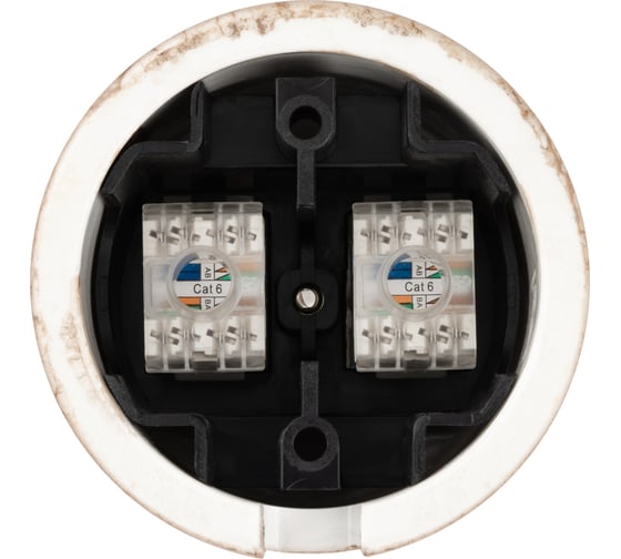 Компьютерная двойная розетка RJ45 TDM ELECTRIC мраморная «Болонь» SQ1820-0151