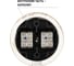 Компьютерная двойная розетка RJ45 TDM ELECTRIC мраморная «Болонь» SQ1820-0151 5