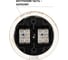 Компьютерная двойная розетка RJ45 TDM ELECTRIC мраморная «Болонь» SQ1820-0151 5