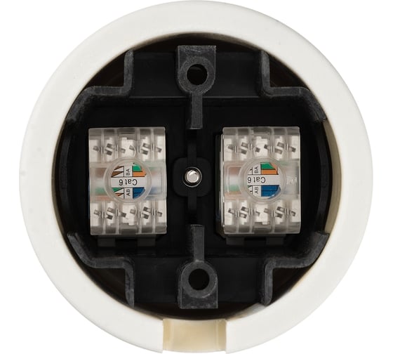 Компьютерная двойная розетка RJ45 TDM ELECTRIC сл. кость «Болонь» SQ1820-0351