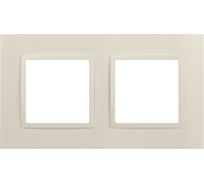 Рамка для розеток и выключателей ЭРА Elegance 14501202 Classic, на 2 поста, слоновая кость Б0060577