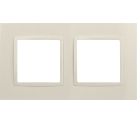 Рамка для розеток и выключателей ЭРА Elegance 14501202 Classic, на 2 поста, слоновая кость Б0060577