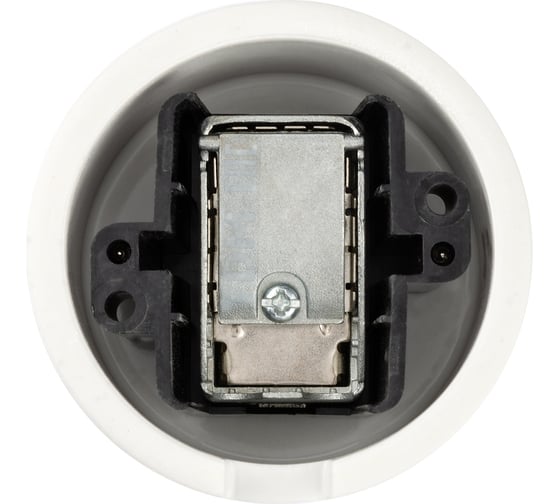 Оконечная TV розетка TDM ELECTRIC белая «Болонь» SQ1820-0053