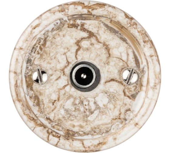 Оконечная TV розетка TDM ELECTRIC мраморная «Болонь» SQ1820-0153 1