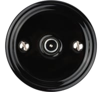 Оконечная TV розетка TDM ELECTRIC черная «Болонь» SQ1820-0253
