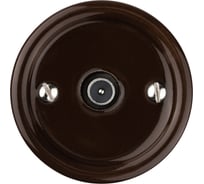Оконечная TV розетка TDM ELECTRIC коричневая «Болонь» SQ1820-0453