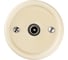 Оконечная TV розетка TDM ELECTRIC слоновая кость «Болонь» SQ1820-0353 1