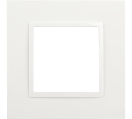 Рамка для розеток и выключателей ЭРА Elegance 14501101 Classic, на 1 пост, белый Б0060571
