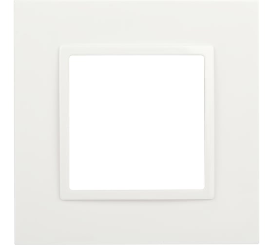 Рамка для розеток и выключателей ЭРА Elegance 14501101 Classic, на 1 пост, белый Б0060571
