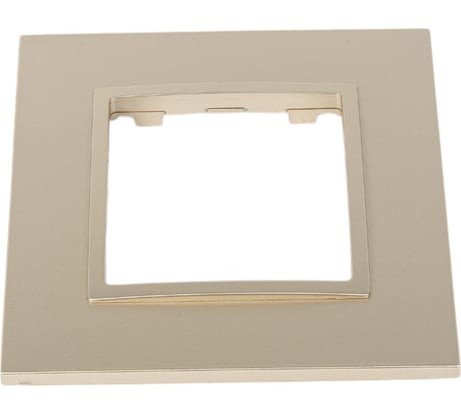 Рамка для розеток и выключателей ЭРА Elegance 14501104 Classic, на 1 пост, шампань Б0060574