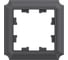 1-постовая рамка Systeme Electric Atlasdesign antique базальт ATN101401 1