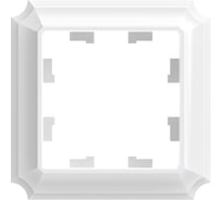 1-постовая рамка Systeme Electric Atlasdesign antique белый ATN100101