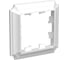 1-постовая рамка Systeme Electric Atlasdesign antique белый ATN100101 2