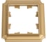 1-постовая рамка Systeme Electric Atlasdesign antique золото ATN101601 2