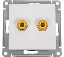Двойная аудиорозетка Systeme Electric Atlasdesign лотос ATN001387