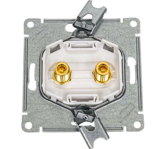 Двойная аудиорозетка Systeme Electric Atlasdesign лотос ATN001387